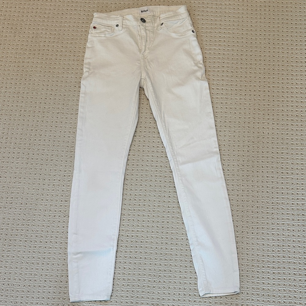 Hudson Jeans Women's Cream Skinny Jeans
